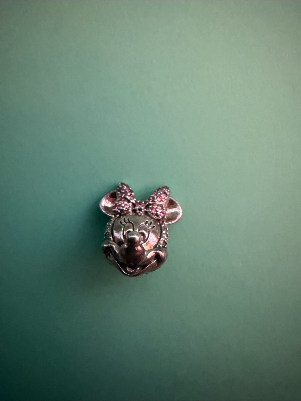 Disney Pandora Charm - Minnie Mouse with Pink Bow